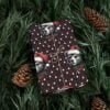 Elegant and stylish Mama Bear Christmas gift wrap, part of the 'Mama Bear, Papa Bear & Kid Bear' series, perfect for wrapping holiday gifts with a touch of sophistication.